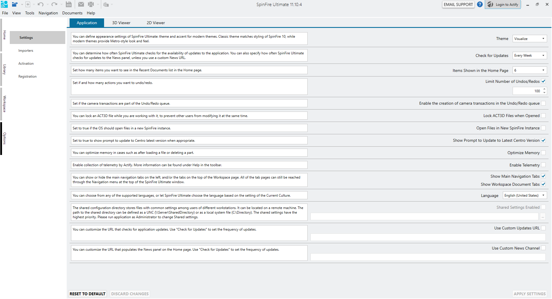 New Visualize Theme — SpinFire Insight documentation