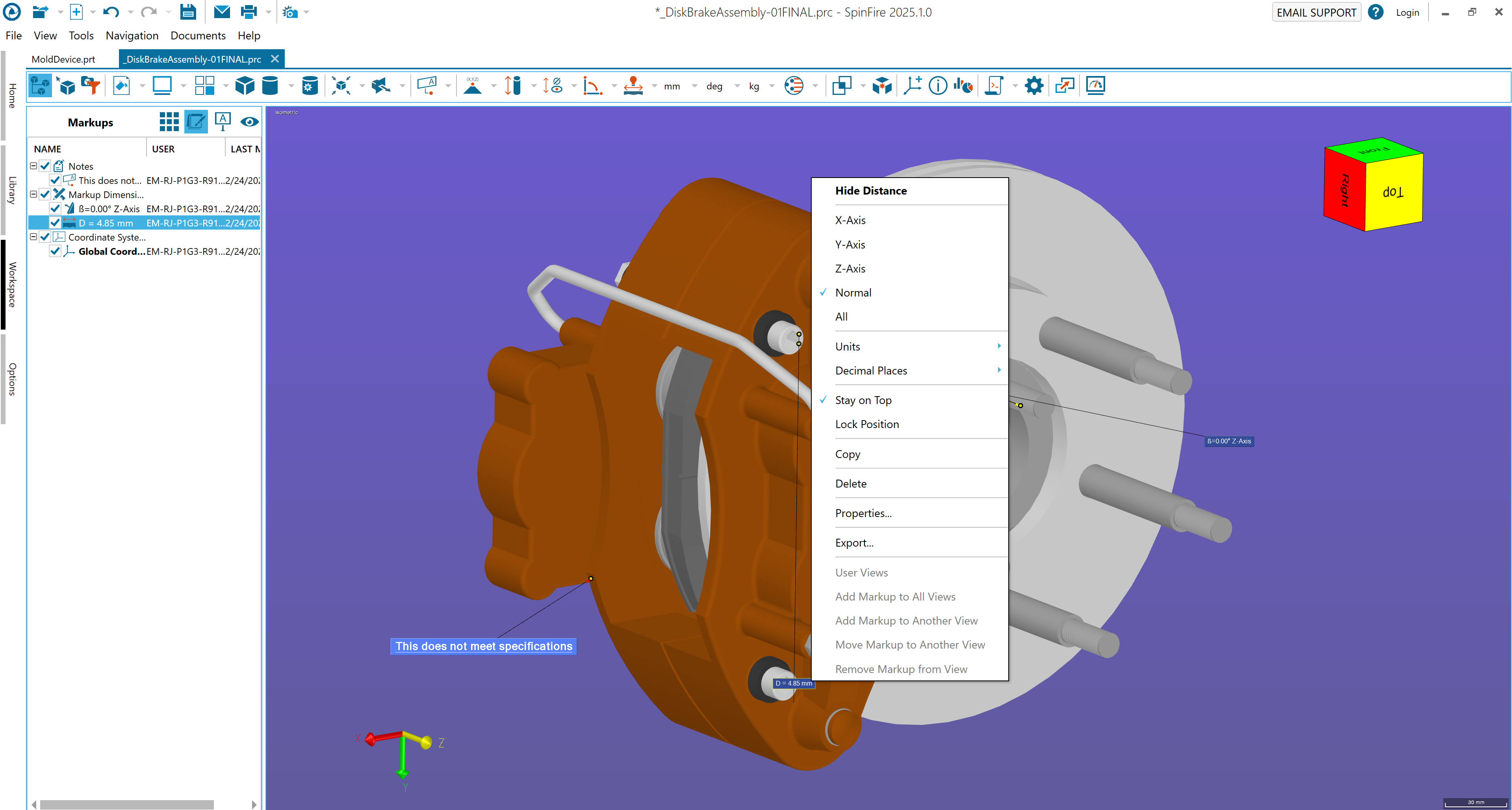 Working With 3D Markups — SpinFire Insight documentation