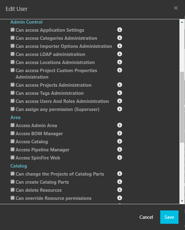 Sorting Permissions — SpinFire Manage documentation
